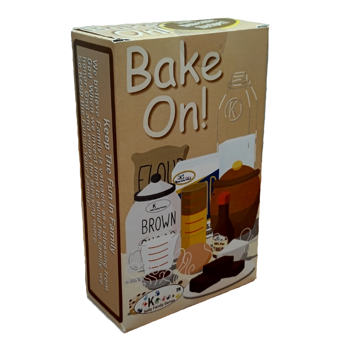 A picture of our Bake On game